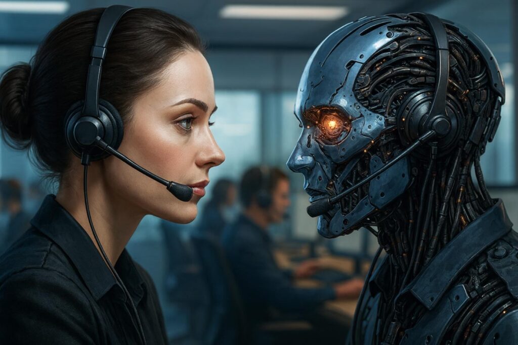 Comparativa entre atención humana y automatizada